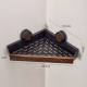 Metal & Wooden Corner Shelf